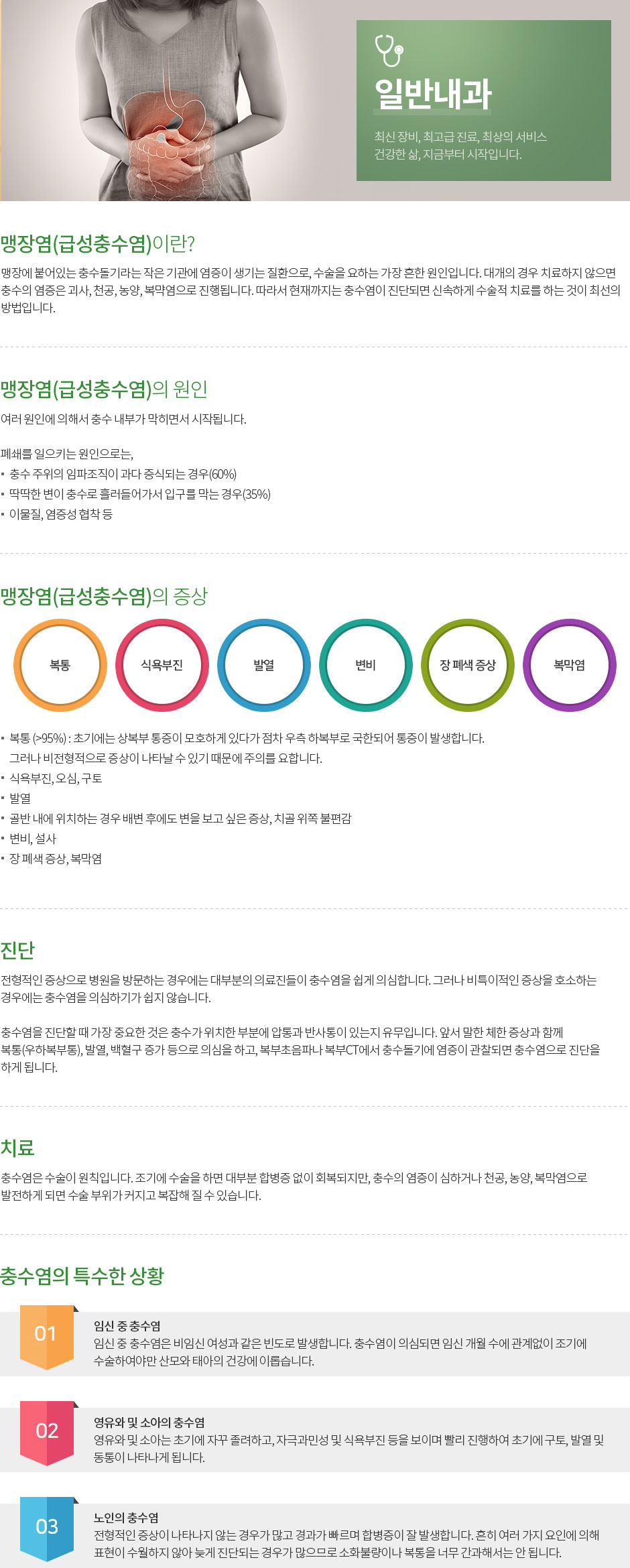 맹장염(급성충수염)