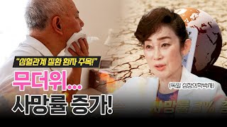 폭염주의보, 심혈관계 질환자 사망률 증가! 이유는?