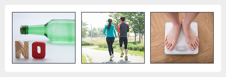 지방간 치료 및 관리: 금주, 운동, 체중조절